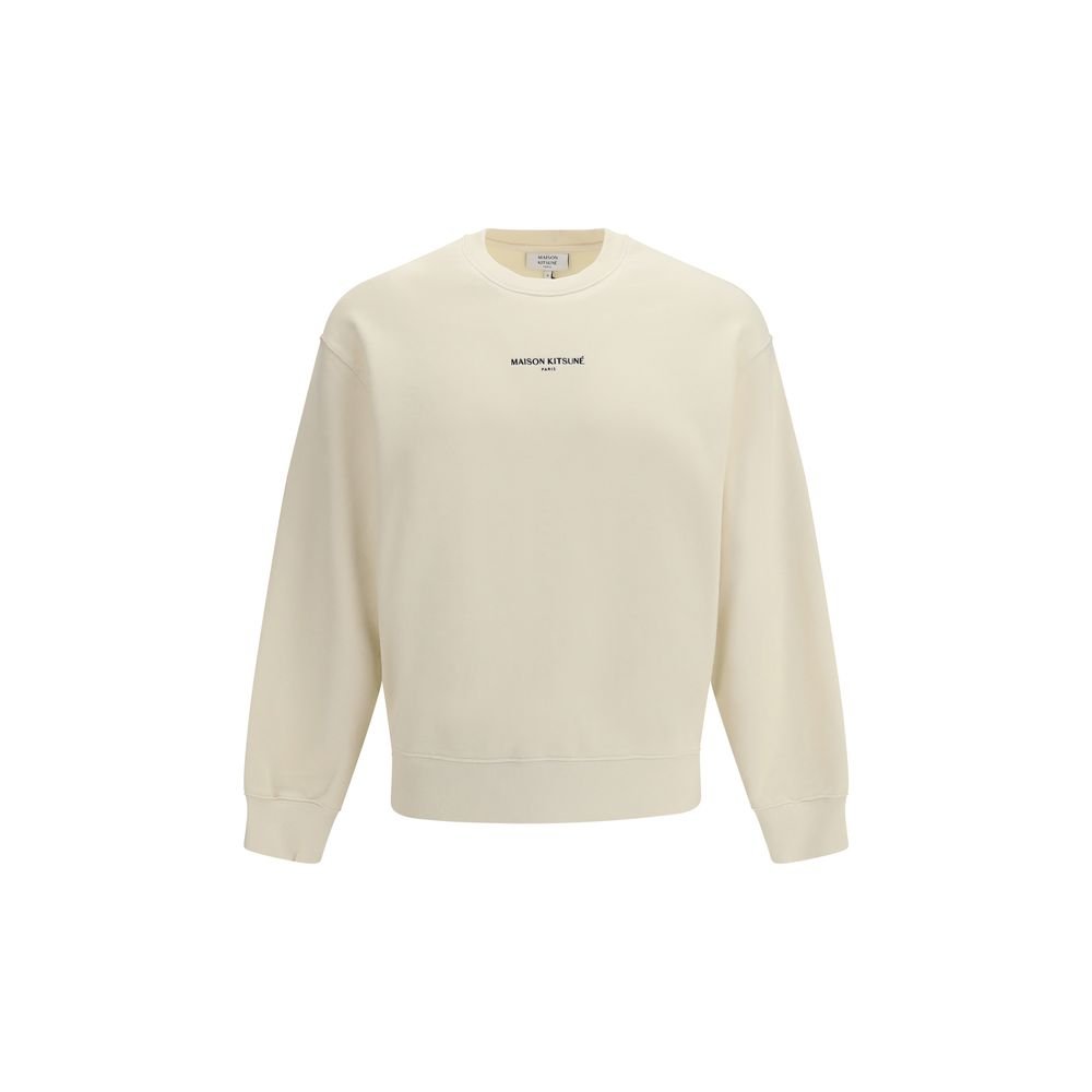 Maison Kitsuné Μπεζ Φούτερ από Βαμβάκι