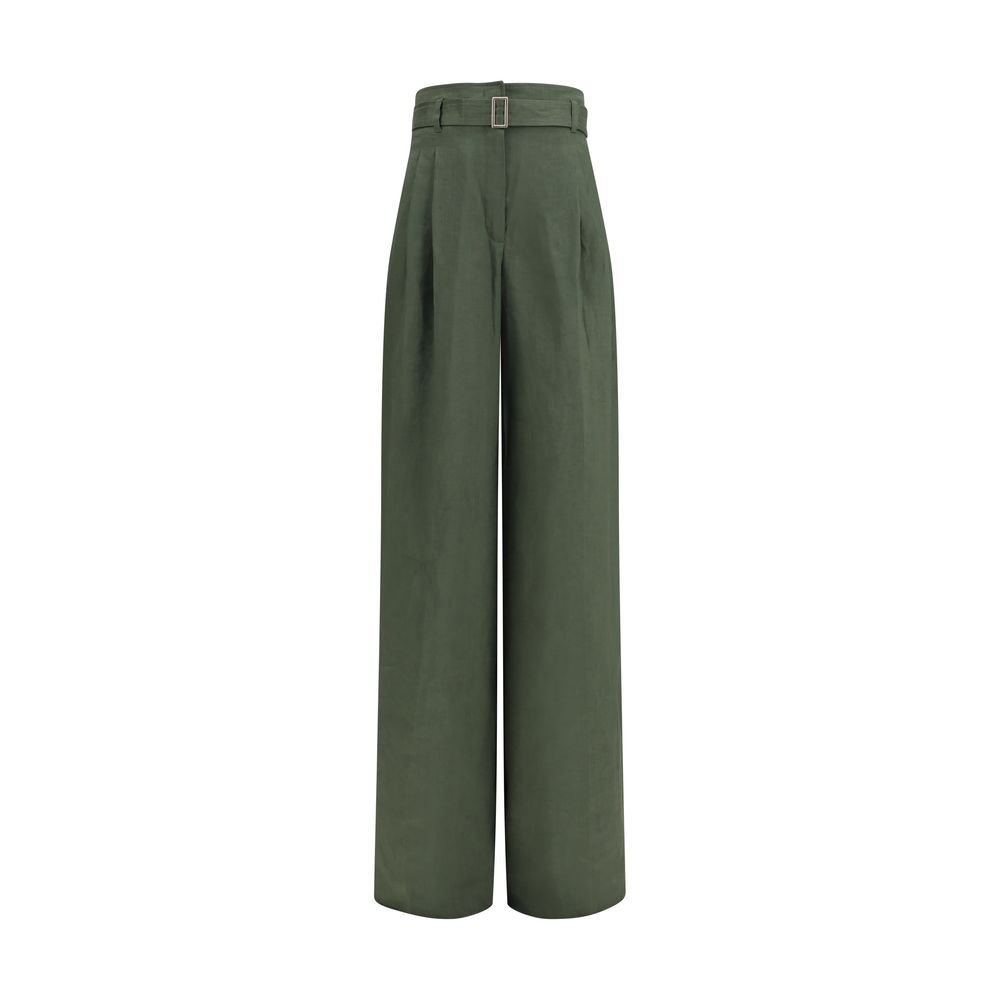 Max Mara Λινό Παντελόνι Palazzo