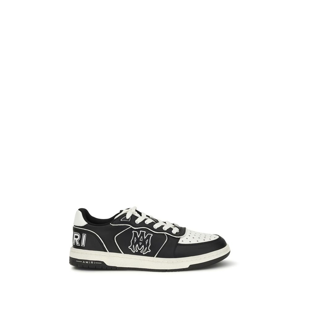 Amiri Μαύρα Low Top Sneakers από Δέρμα Μοσχαριού