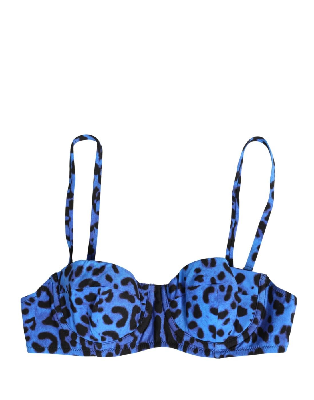 Dolce & Gabbana Μπλε Balconette Σουτιέν με Animal Print (Ενισχυμένο)