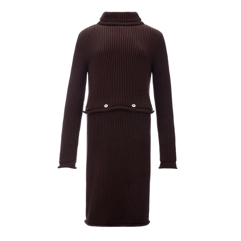 Bottega Veneta Καφέ Φόρεμα από Βισκόζη Casual