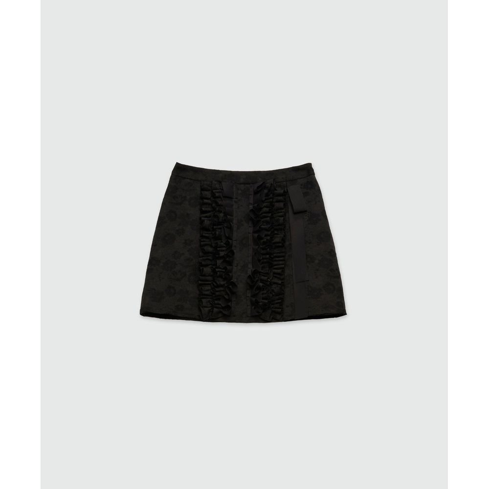 MSGM Μαύρη Mini Φούστα από Πολυεστέρα