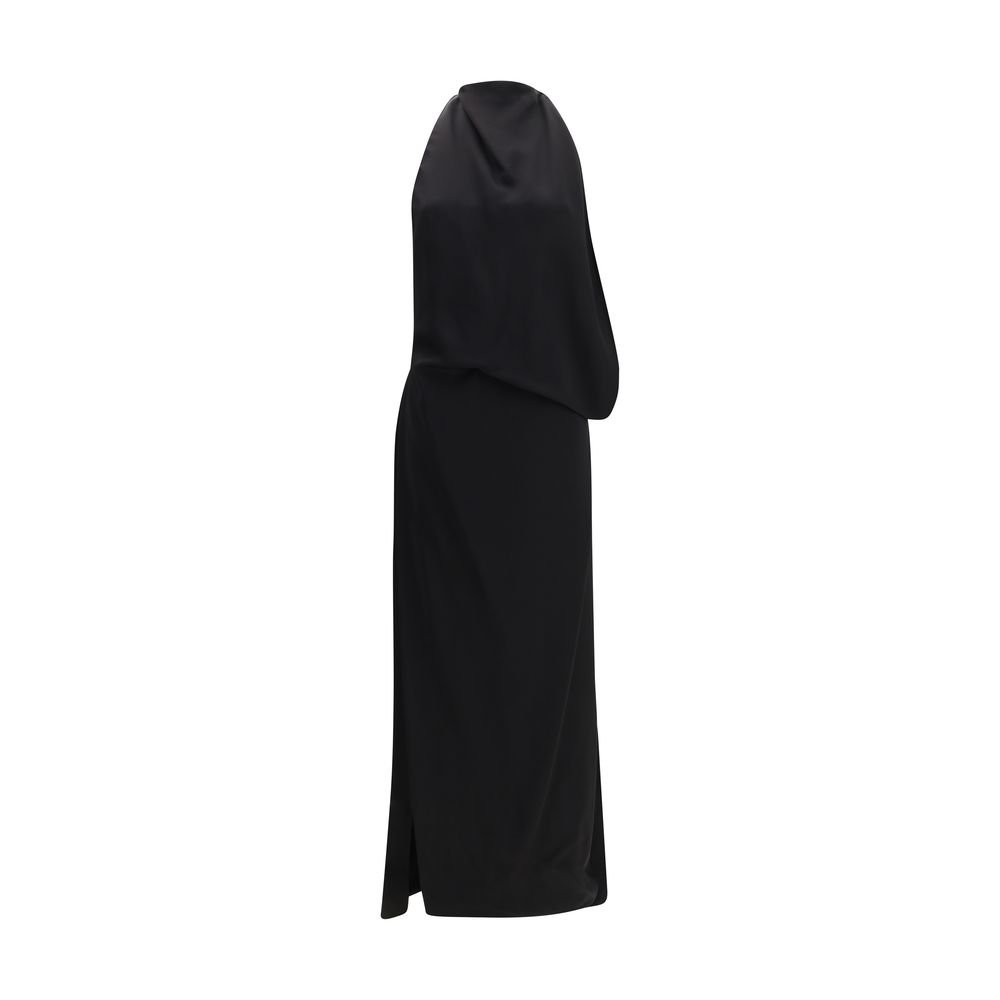 Max Mara Μαύρο Βισκόζ Maxi Φόρεμα Dolmen by Sportmax