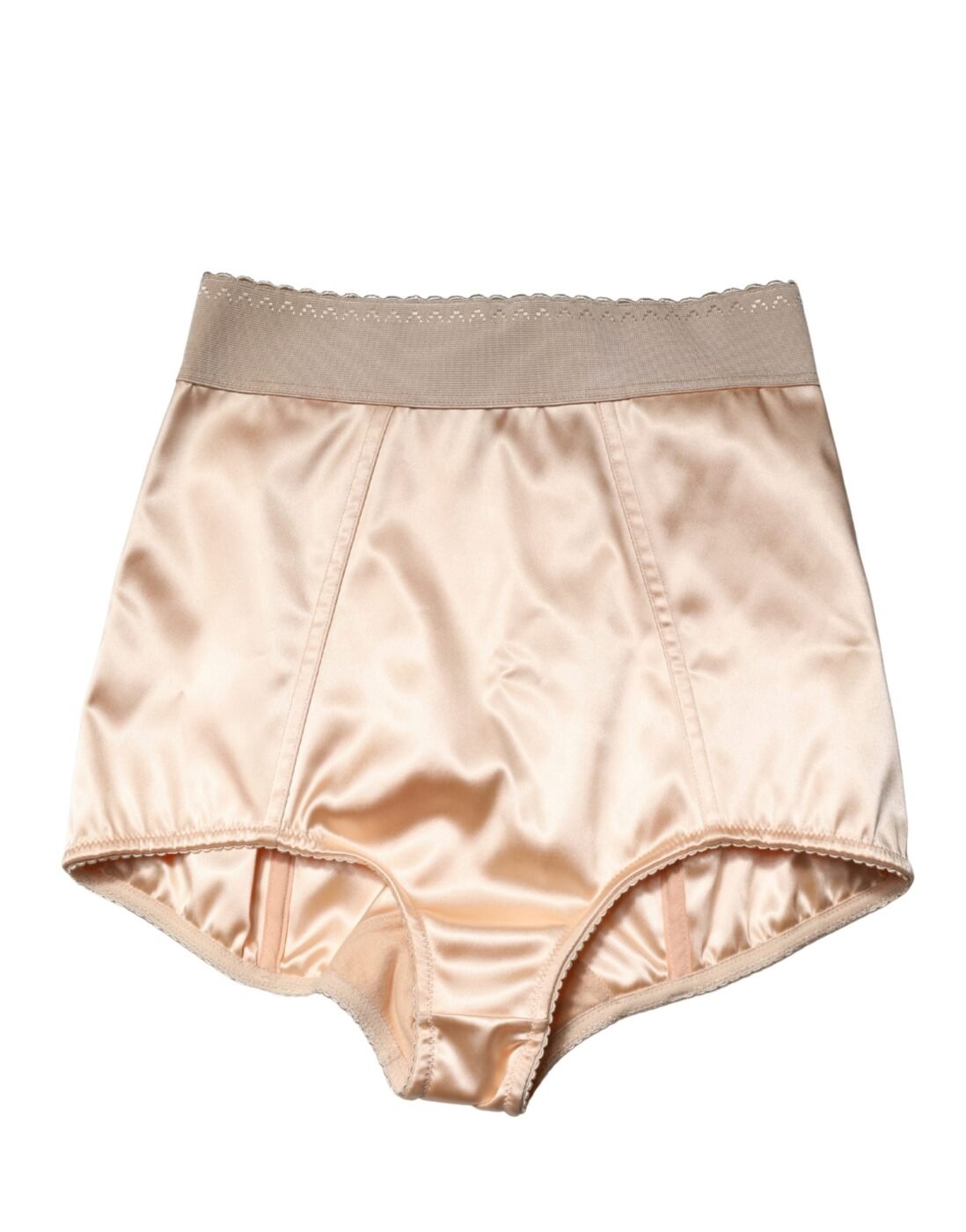 Dolce & Gabbana Μπεζ Μεταξωτό Ψηλόμεσο Girdle Σλιπ