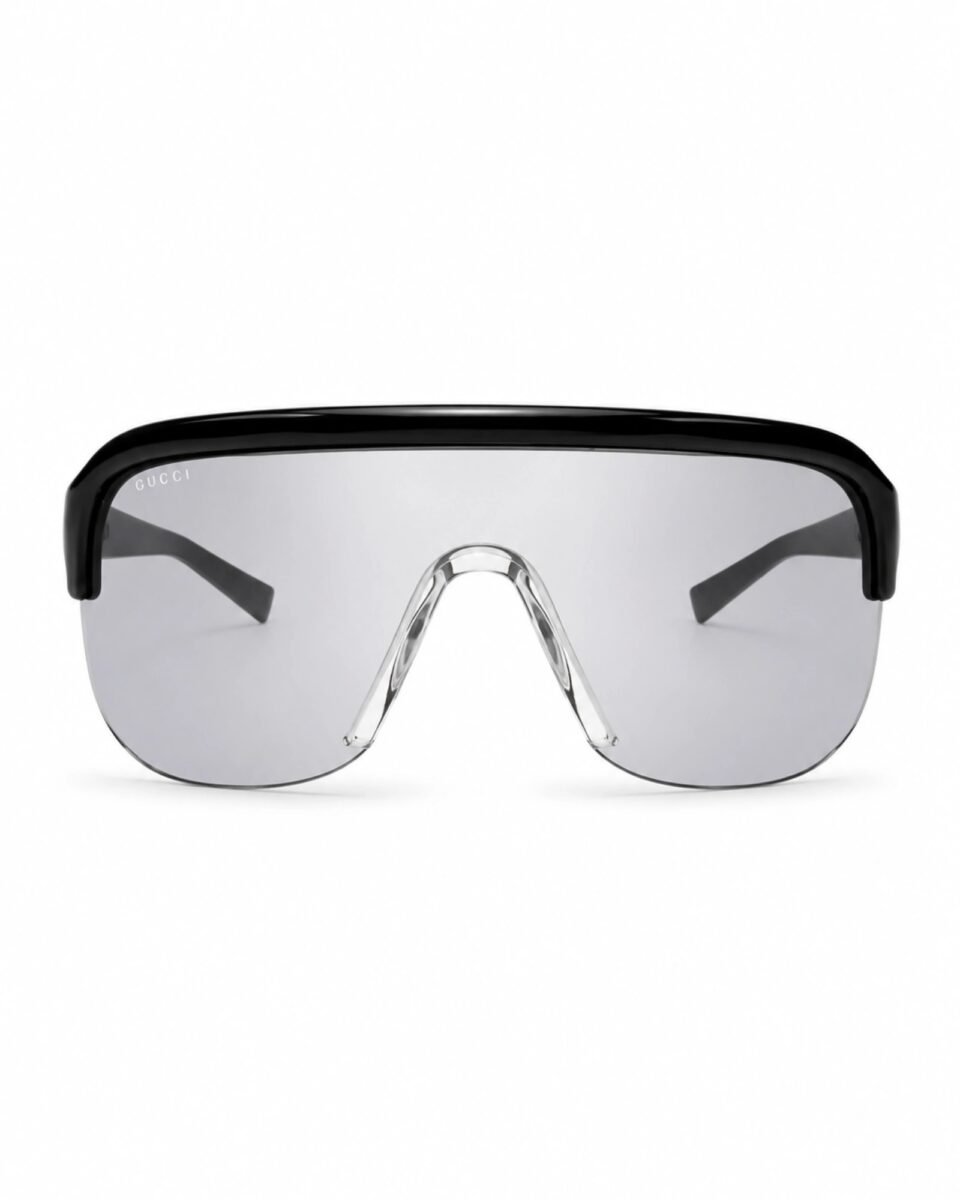 Gucci GG1645S 003 Ανδρικά Μαύρα Sports Visor Γυαλιά Ηλίου