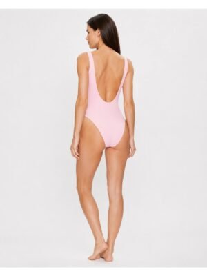 Juicy Couture Retro Devina γυναικείο ροζ ολόσωμο μαγιό πίσω όψη