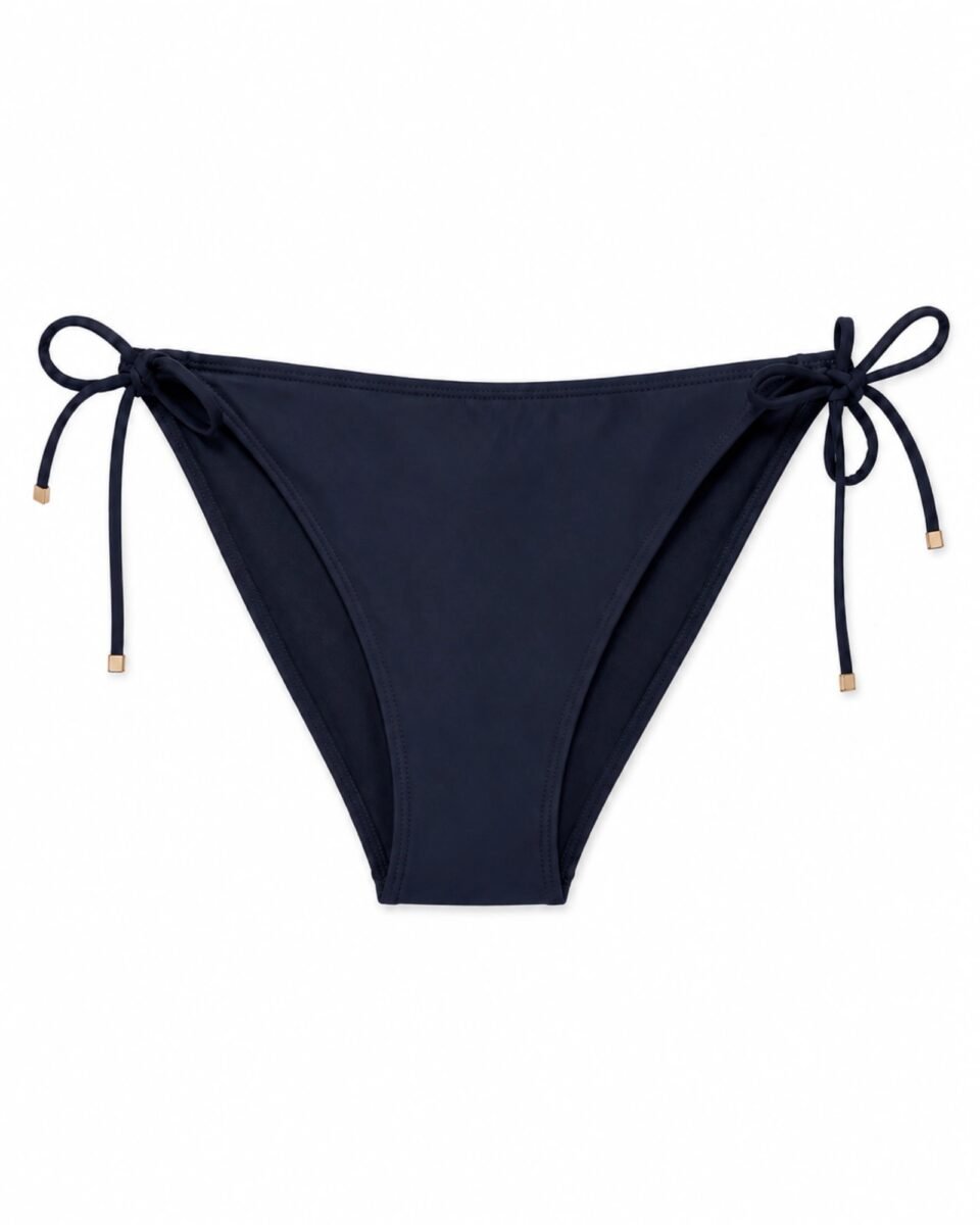 Tommy Hilfiger Γυναικείο Μπλε Navy Bikini Bottom με Κορδόνια