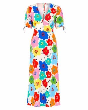 Never Fully Dressed Floral midi φόρεμα