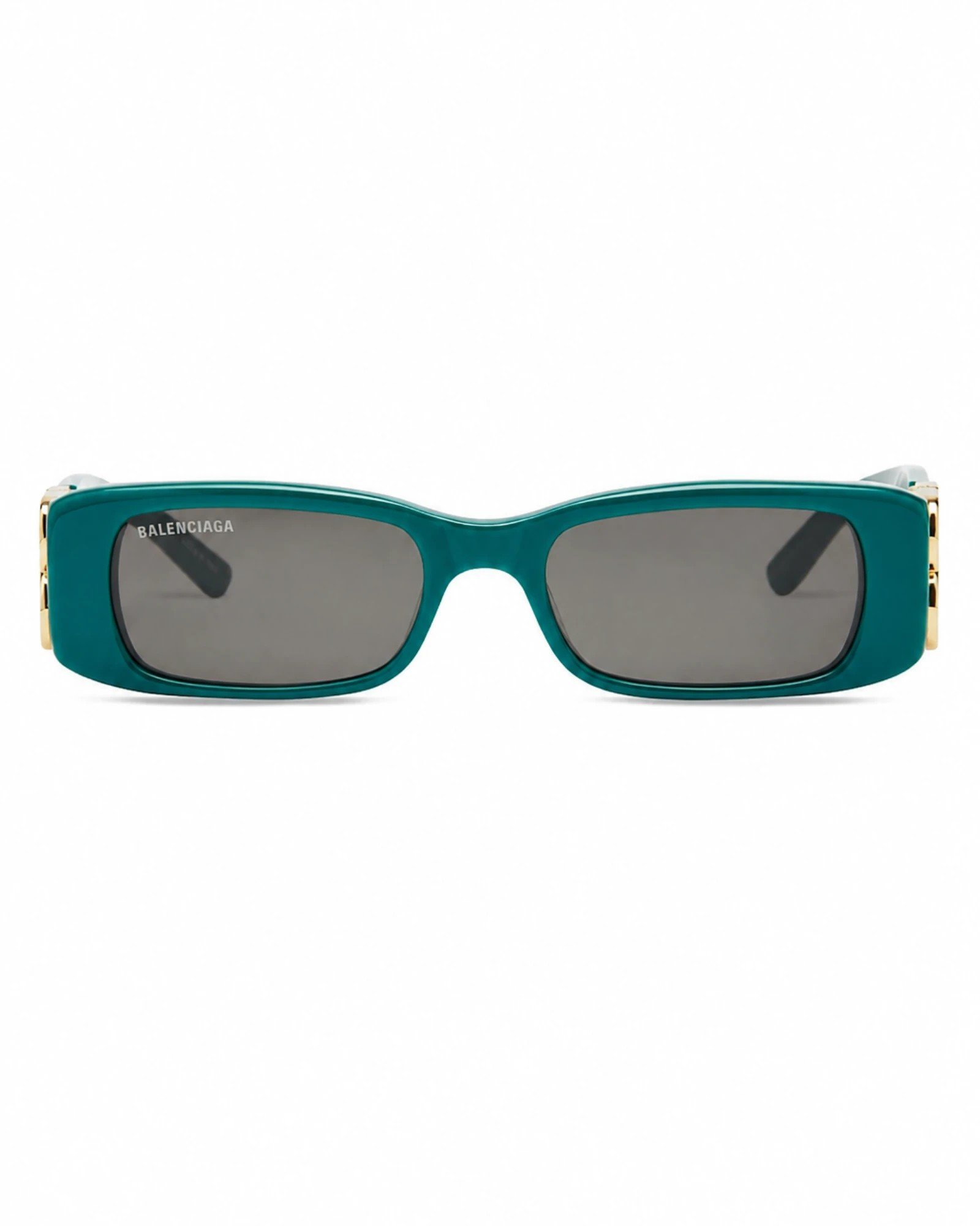 Πράσινα γυναικεία γυαλιά ηλίου Balenciaga BB0096S 006 με γκρι φακούς