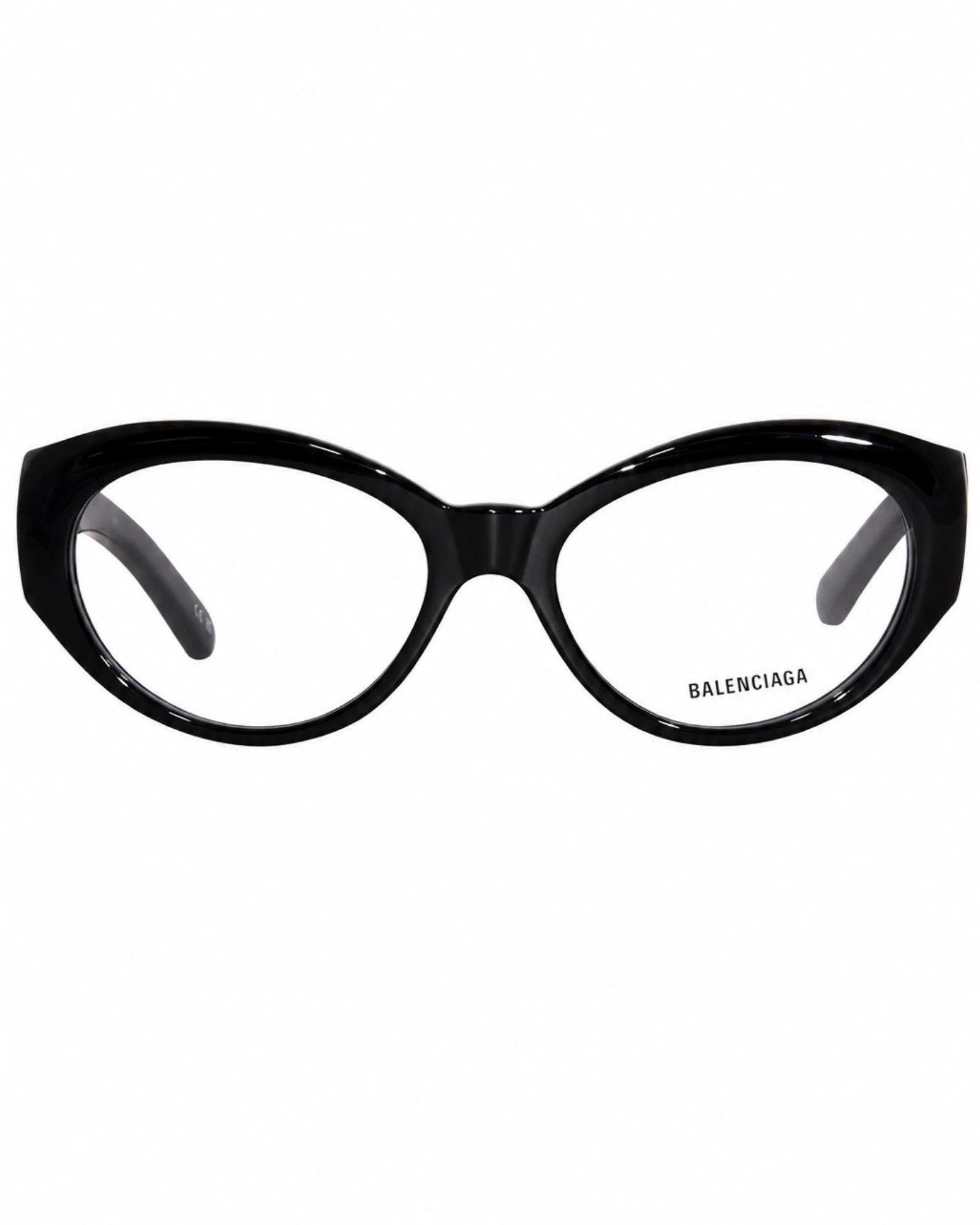 Balenciaga BB0268O 001 γυναικεία μαύρα γυαλιά οράσεως cat-eye, μπροστινή όψη