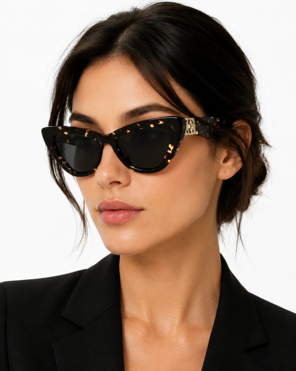 Burberry BE4421U 4106/87 γυναικεία γυαλιά ηλίου ταρταρούγα φορεμένα σε μοντέλο