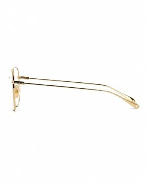Gucci GG1032O 005 χρυσά γυαλιά οράσεως πλαϊνή όψη με λογότυπο