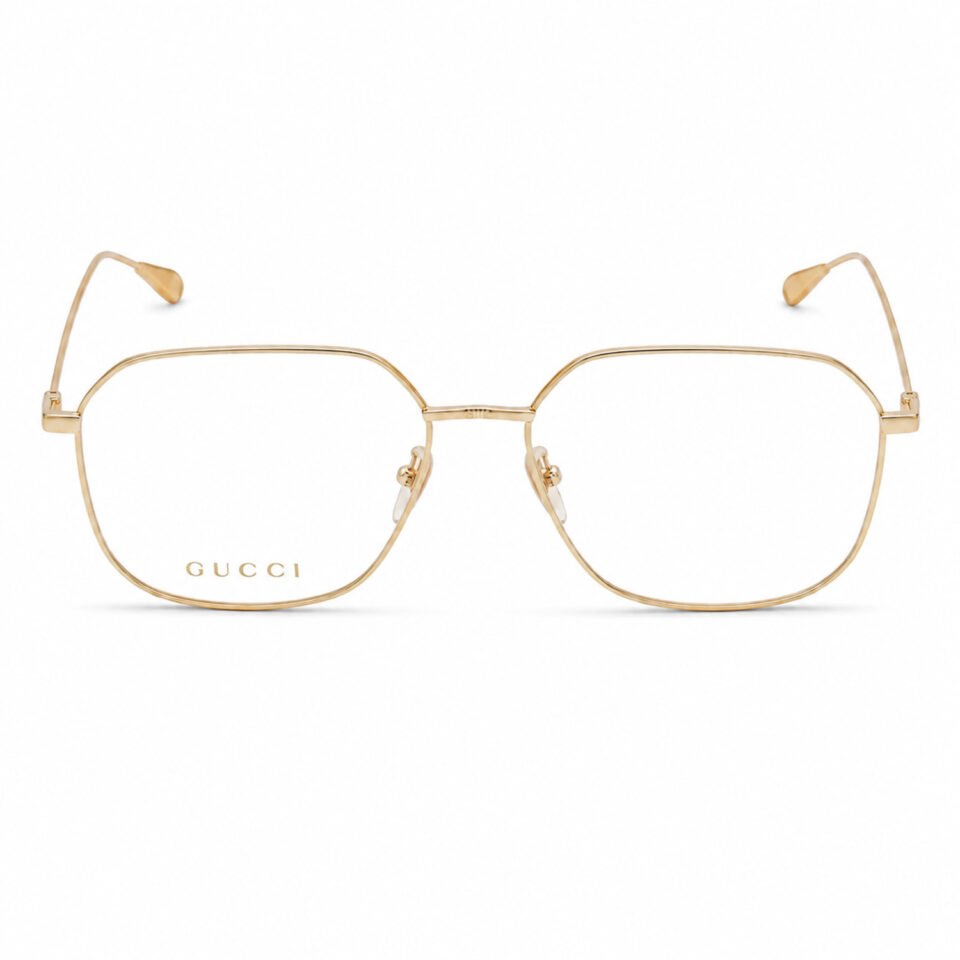 Gucci Γυναικεία Γυαλιά Οράσεως Χρυσά GG1032O 005