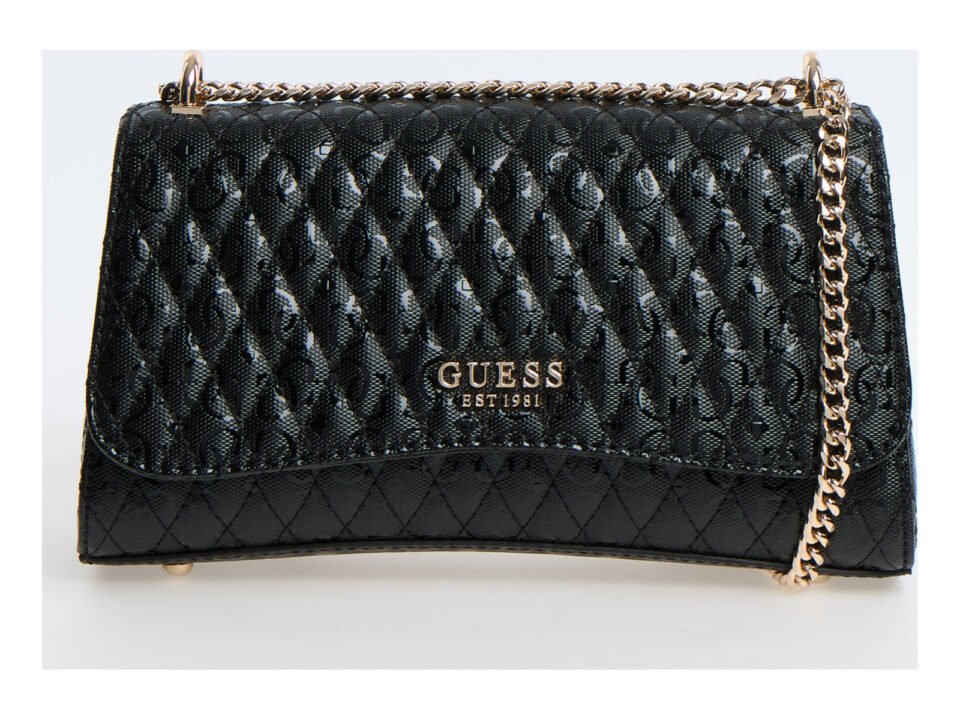 Guess Betula Γυναικεία Τσάντα Χιαστί Μαύρη HWGG9626210-BLA