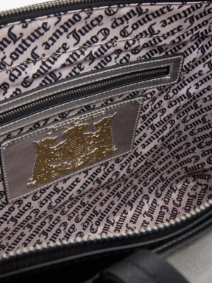 Εσωτερικό της μαύρης τσάντας tote Juicy Couture Jasmine BEJJM8840WVP