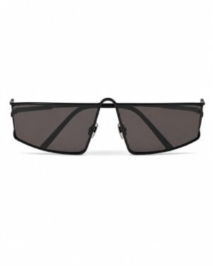 Saint Laurent SL 606 001 μαύρα unisex γυαλιά ηλίου σε μπροστινή όψη