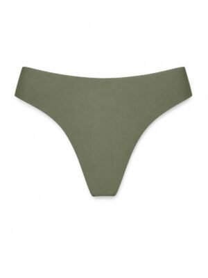 Under Armour Essential Stretch No Show γυναικείο string εσώρουχο σε λαδί χρώμα