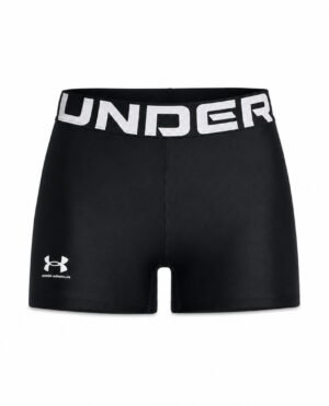 Γυναικείο αθλητικό σορτς Under Armour HeatGear Authentics Shorty σε μαύρο χρώμα, μπροστινή όψη