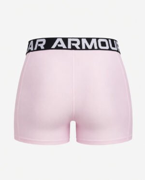 Under Armour HeatGear Authentics Shorty γυναικείο compression σορτς ροζ πίσω όψη
