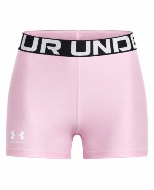 Under Armour HeatGear Authentics Shorty γυναικείο compression σορτς ροζ μπροστινή όψη
