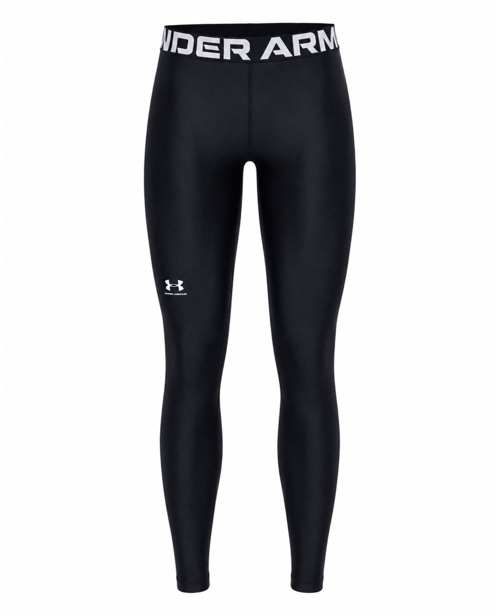 Under Armour HG Authentics γυναικείο μακρύ κολάν μαύρο 1383559-001 μπροστινή όψη