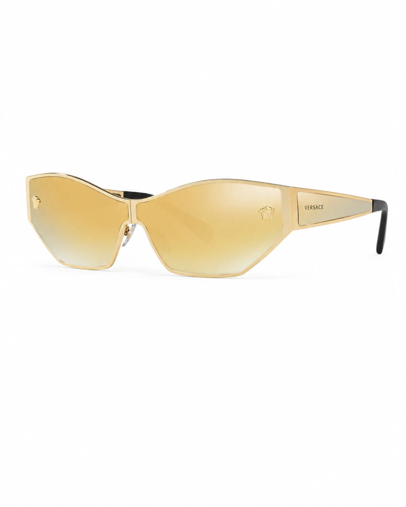 Versace VE2205 1002/7P χρυσά γυναικεία γυαλιά ηλίου σε πλάγια όψη