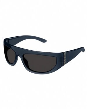 Gucci GG1574S 003 ανδρικά μπλε γυαλιά ηλίου με γκρι φακούς