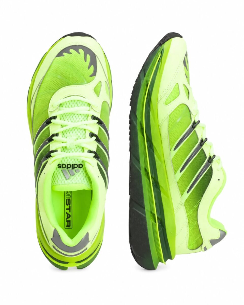 Adidas Adistar HRMY JQ6787 Ανδρικά Sneakers Hi-Res Yellow / Iron Metallic / Core Black