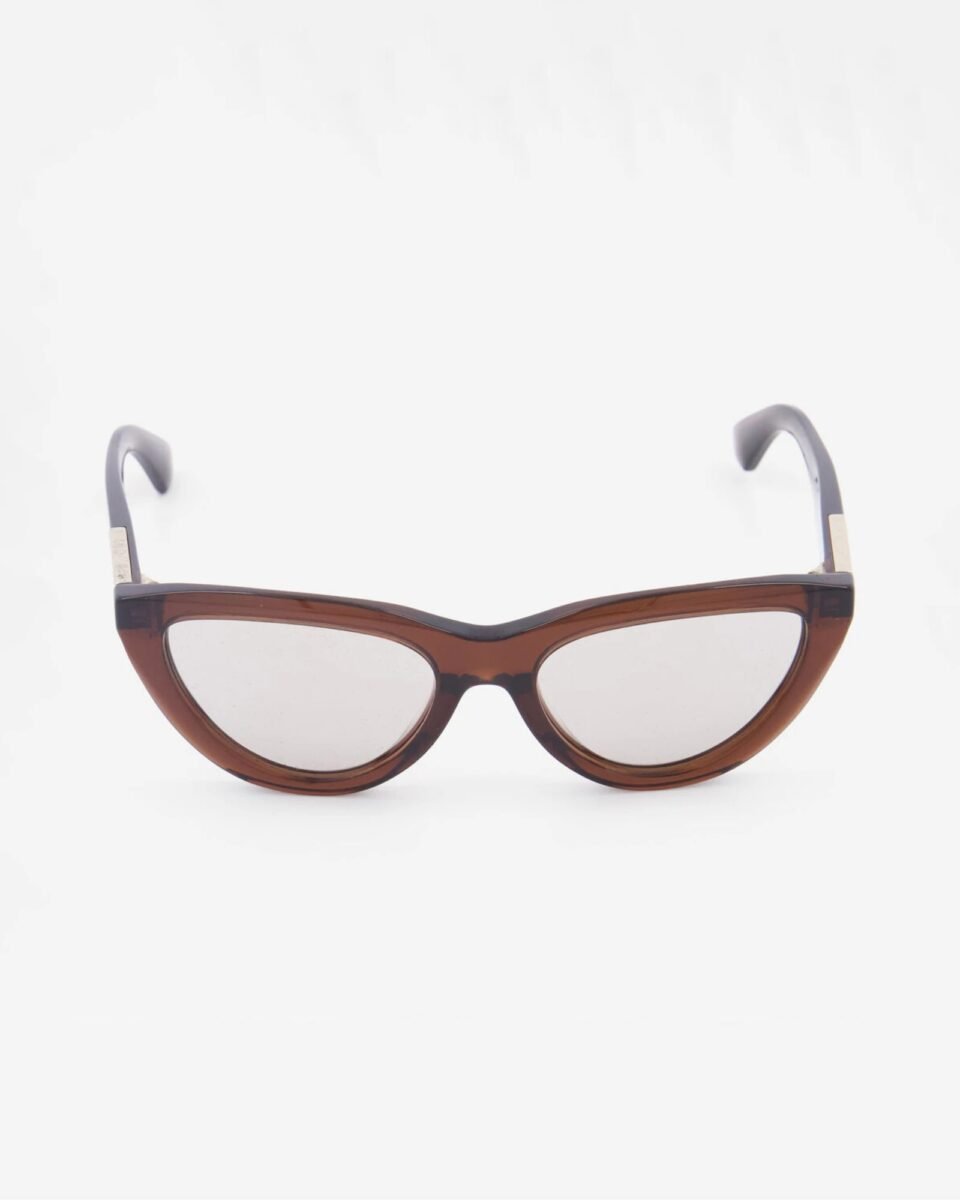Burberry BE4436U 41448V καφέ cat-eye γυαλιά ηλίου frontal view 55mm