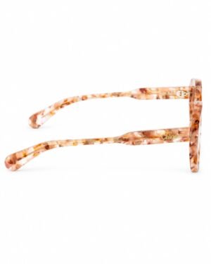 Chloé CH0223O 005 γυναικεία γυαλιά οράσεως πλαϊνή όψη σε ροζ μπεζ μαρμάρινη απόχρωση