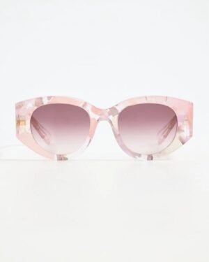 Chloé Gayia CH0251S 005 γυναικεία ροζ γυαλιά ηλίου με μωβ gradient φακούς μπροστινή όψη
