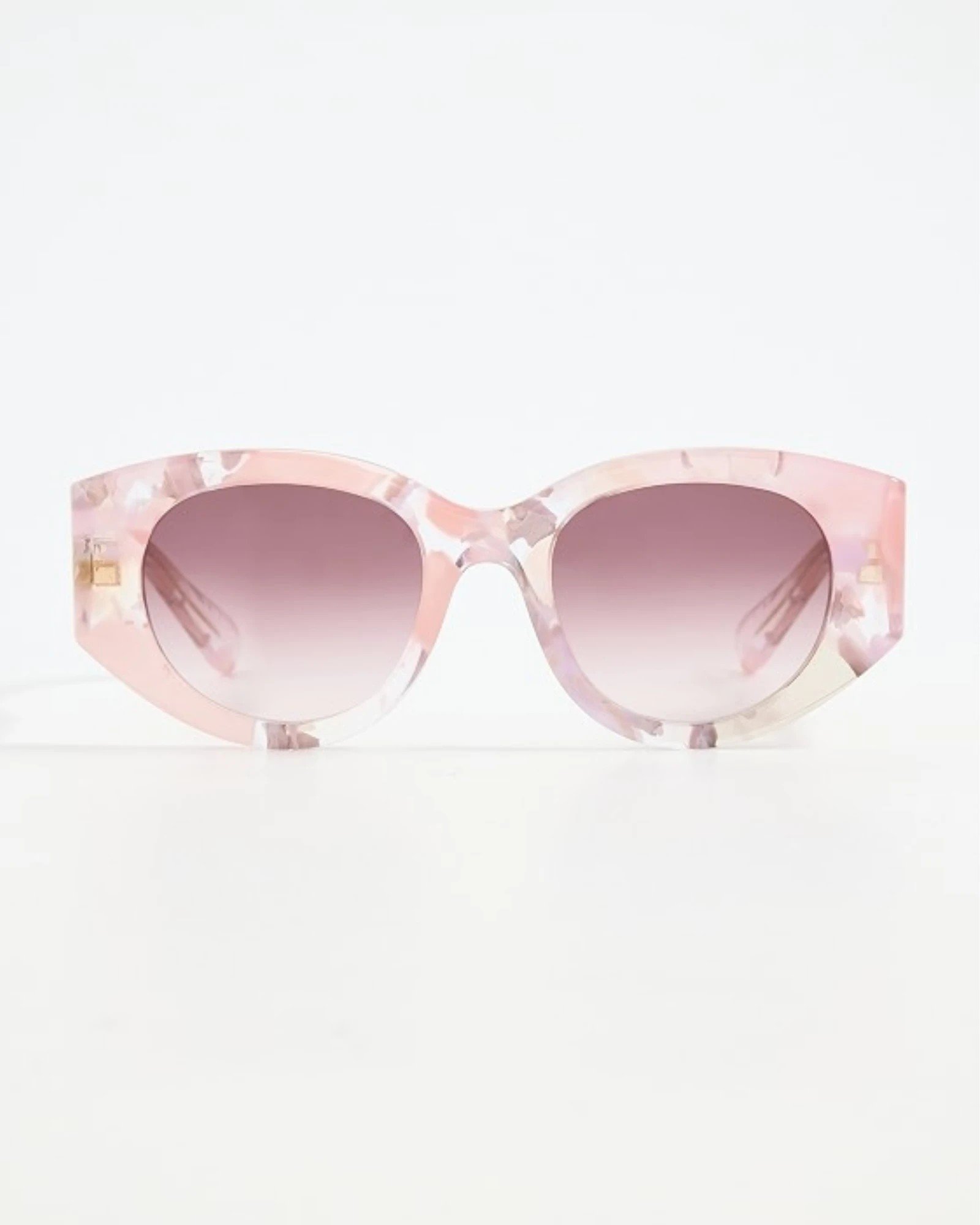 Chloé Gayia CH0251S 005 γυναικεία ροζ γυαλιά ηλίου με μωβ gradient φακούς μπροστινή όψη