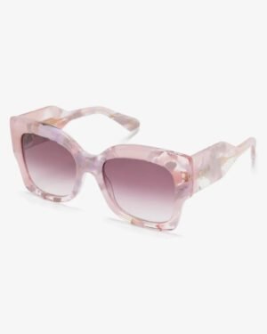 Chloé CH0252S 005 γυναικεία oversized γυαλιά ηλίου ροζ λοξή όψη