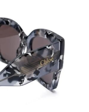 Chloé CH0252S 009 γυναικεία γκρι γυαλιά ηλίου λεπτομέρεια λογότυπου