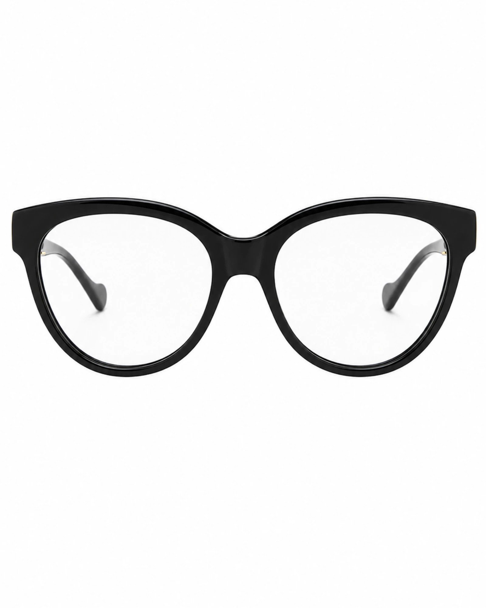 Gucci GG1024O 006 γυναικεία μαύρα γυαλιά οράσεως cat eye μπροστινή όψη