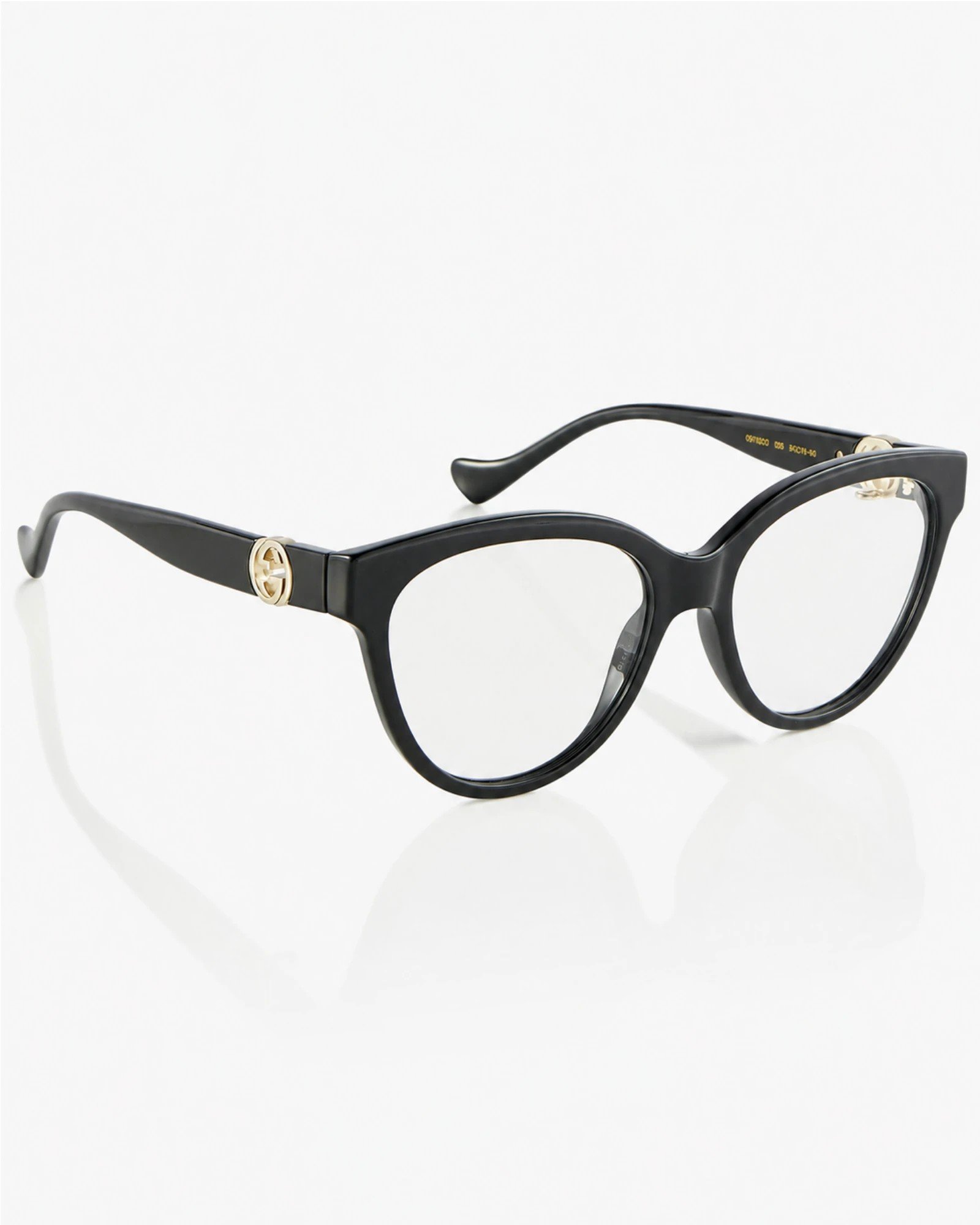 Gucci GG1024O 006 γυναικεία μαύρα γυαλιά οράσεως cat eye 54mm