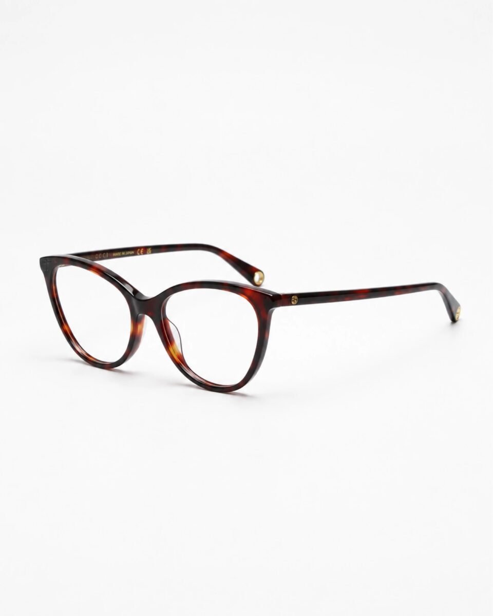 Gucci GG1079O 002 cat eye γυαλιά οράσεως Havana ταρταρούγα