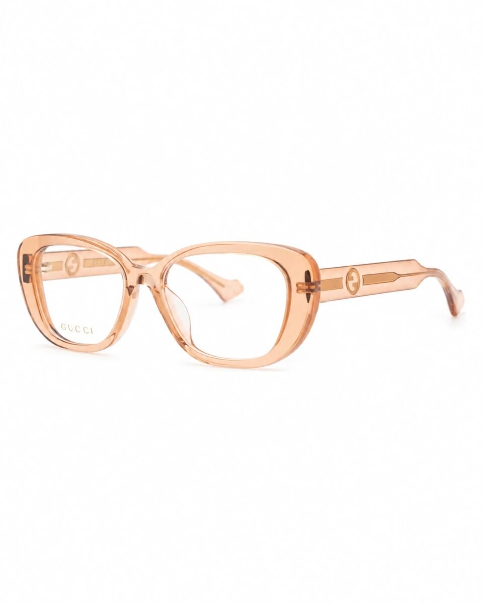 Gucci GG1559OK 003 Γυναικεία Γυαλιά Οράσεως Διάφανα Μπεζ-Ροζ
