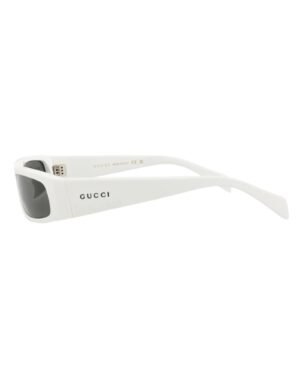 Gucci GG1778S 002 λευκός σκελετός γκρι φακοί πλάγια όψη
