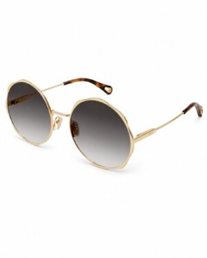 Chloé CH0184S 001 γυναικεία χρυσά γυαλιά ηλίου με γκρι gradient φακούς