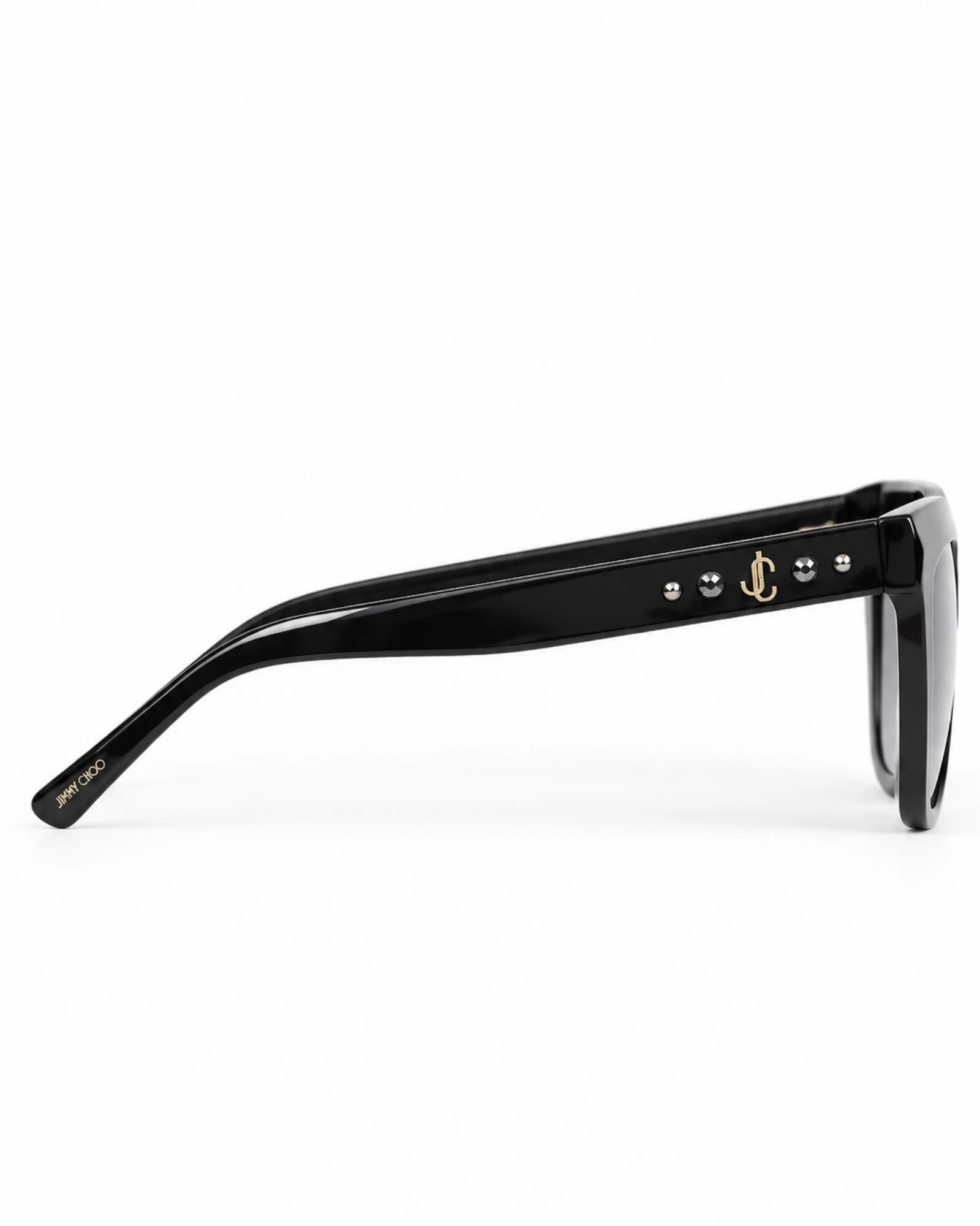 Jimmy Choo Julieka/S 807/9O μαύρα γυναικεία γυαλιά ηλίου πλαϊνή λεπτομέρεια