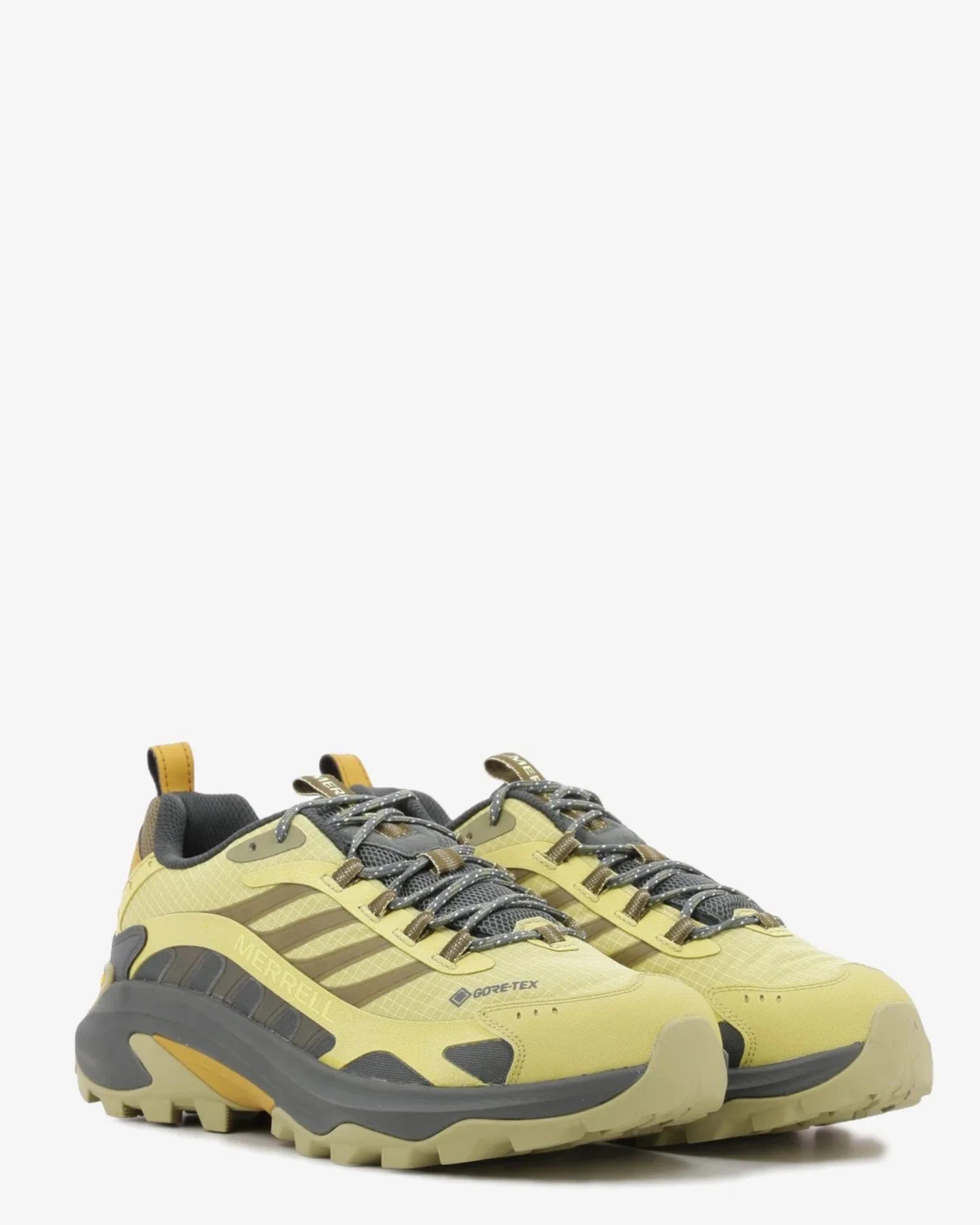 Merrell Moab Speed 2 GTX J038327 ανδρικά ορειβατικά παπούτσια Nori ζευγάρι σε γωνία τριών τετάρτων