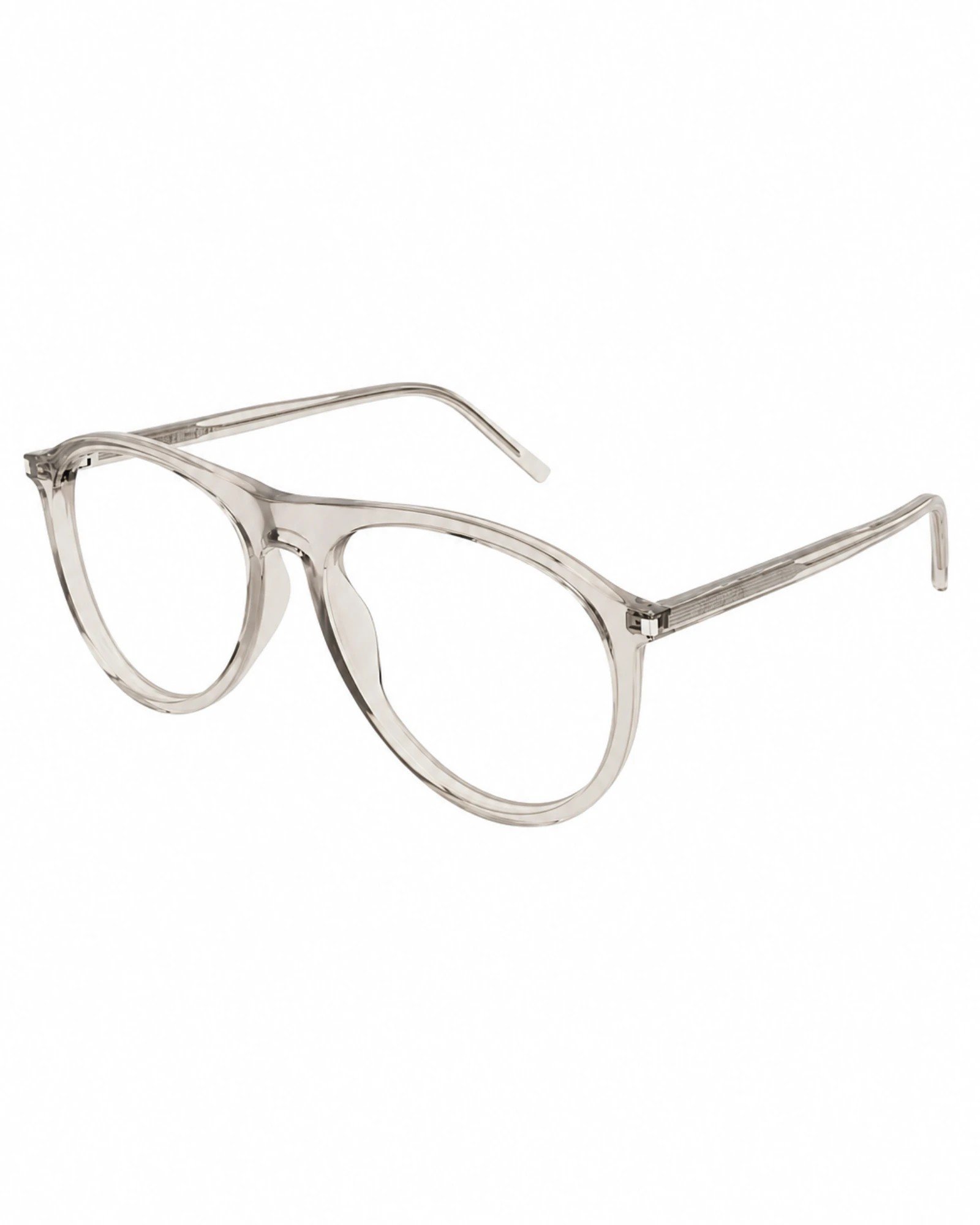 Saint Laurent SL 667 OPT 003 γυαλιά οράσεως σε διάφανο μπεζ χρώμα