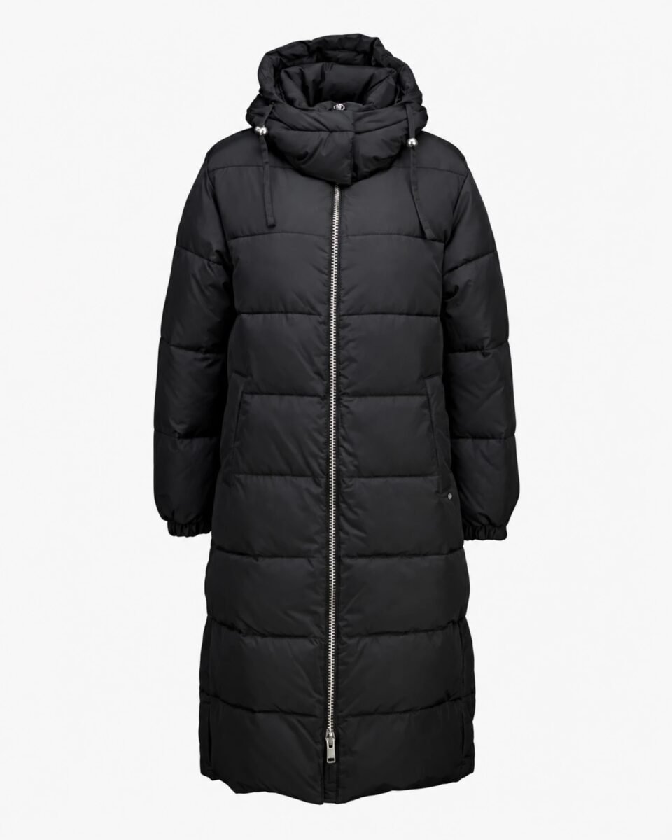 Scotch & Soda 178071-U008 Γυναικείο Μακρύ Puffer Parka Μαύρο