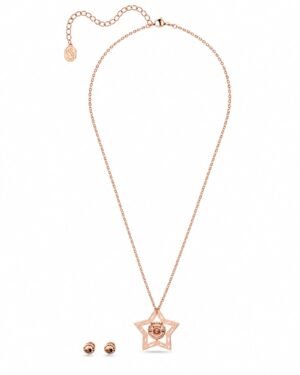 Swarovski Stella 5622730 πίσω όψη κολιέ και σκουλαρικιών