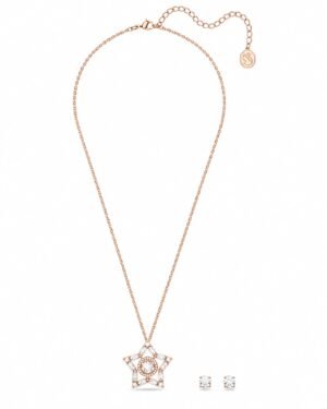 Swarovski Stella 5622730 κολιέ αστέρι με matching σκουλαρίκια