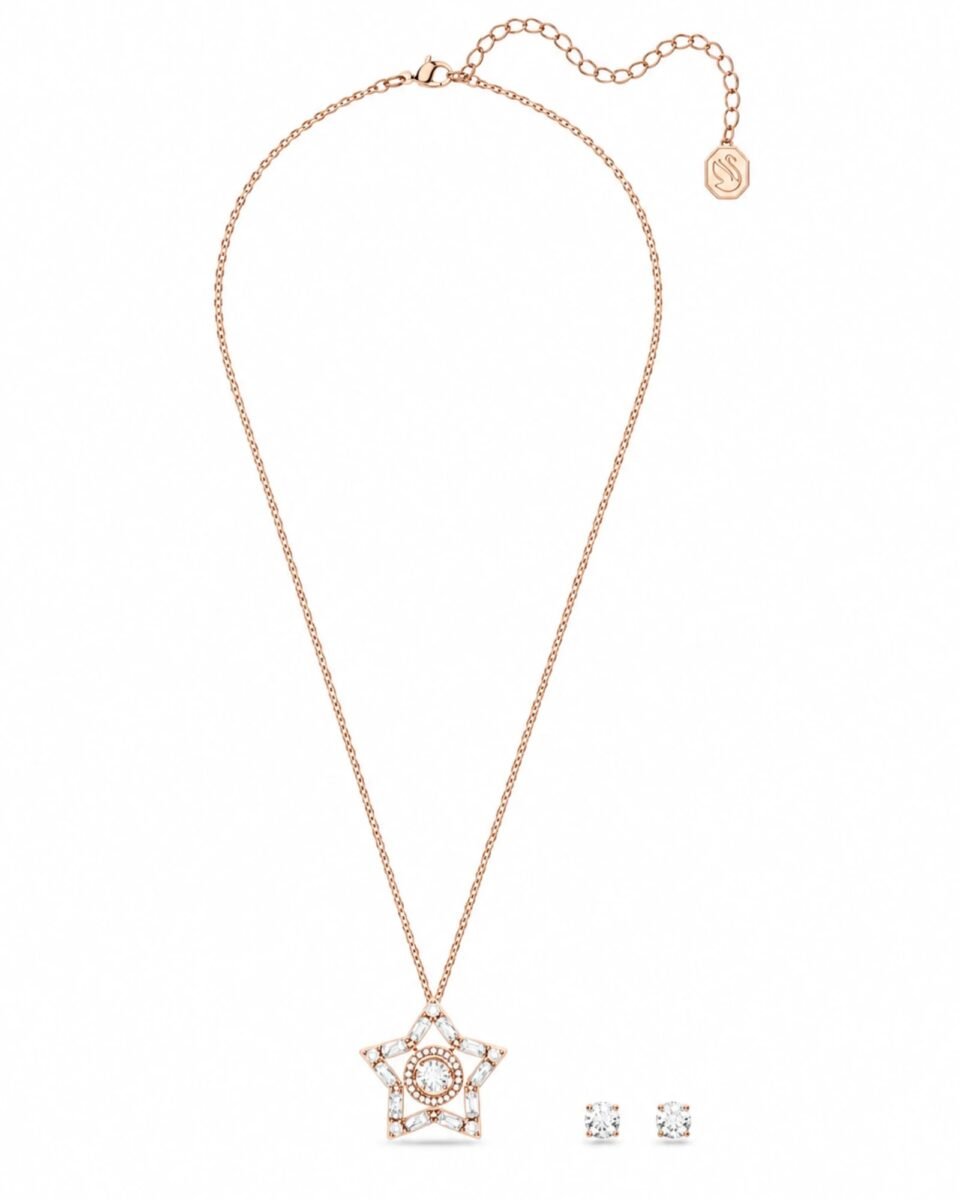 Swarovski Stella 5622730 κολιέ αστέρι με matching σκουλαρίκια