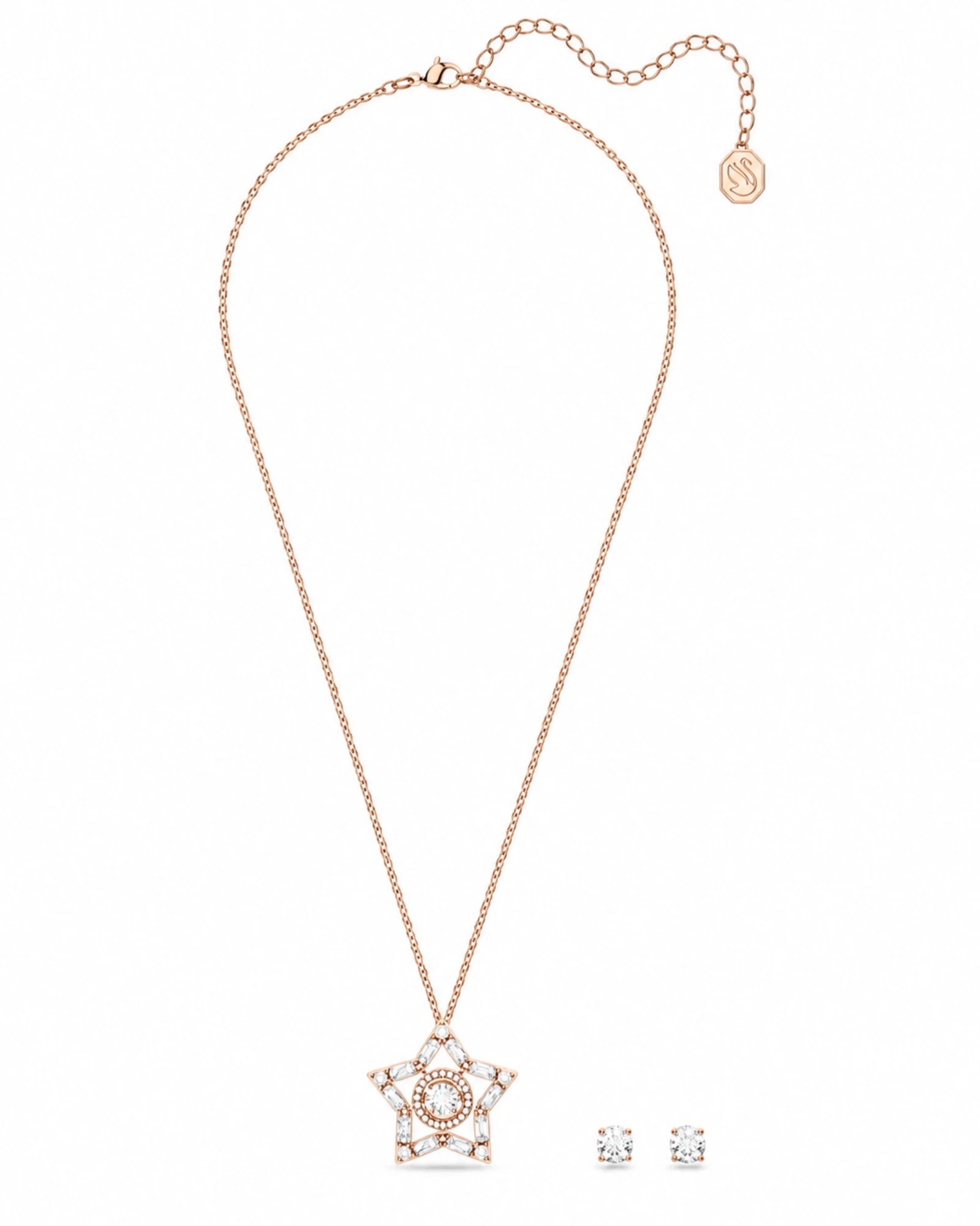 Swarovski Stella 5622730 κολιέ αστέρι με matching σκουλαρίκια