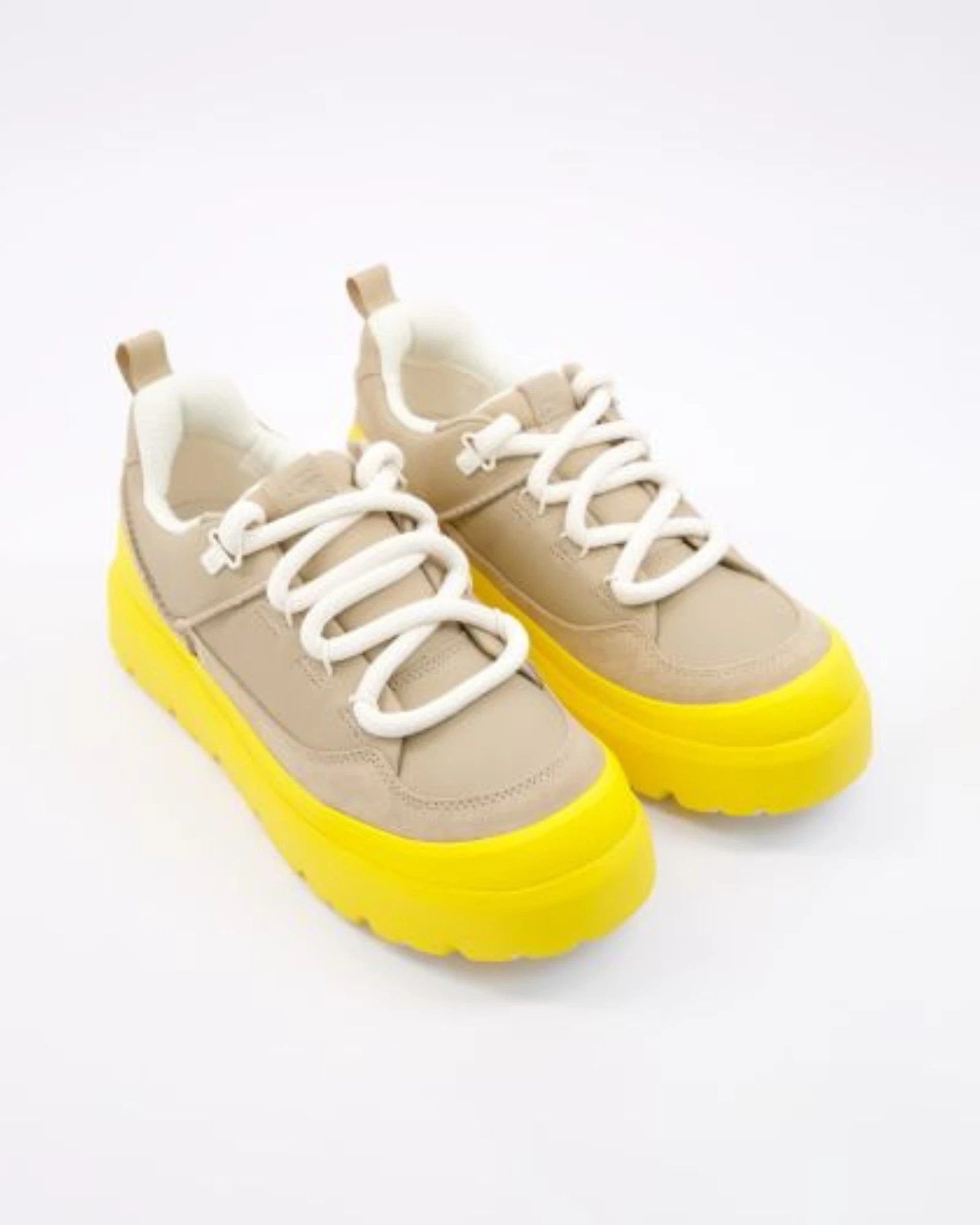 UGG Heritage Utility 1170910-MMM ανδρικά sneakers μπεζ κίτρινα πλάγια όψη